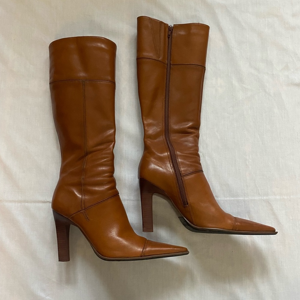 ALDO KNEE HIGH LEATHER BOOTS